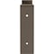 Ekena Millwork Steel Truss Shelf Bracket, Hammered Brown 2"W x 12"D x 7 3/4"H BKTM02X12X07TSHBR - alternate 5